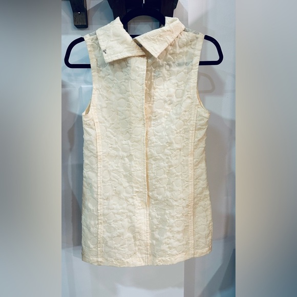 NWT Marni 3D Floral Turtleneck Sleeveless Top Pale Yellow IT 40 (US 4) - Picture 11 of 14